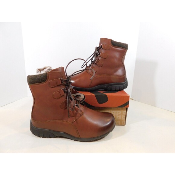 Propet Delaney Tall Boot Inside Zip Boots Women's sz 6 XX (4E) Brown Leather - Picture 1 of 5